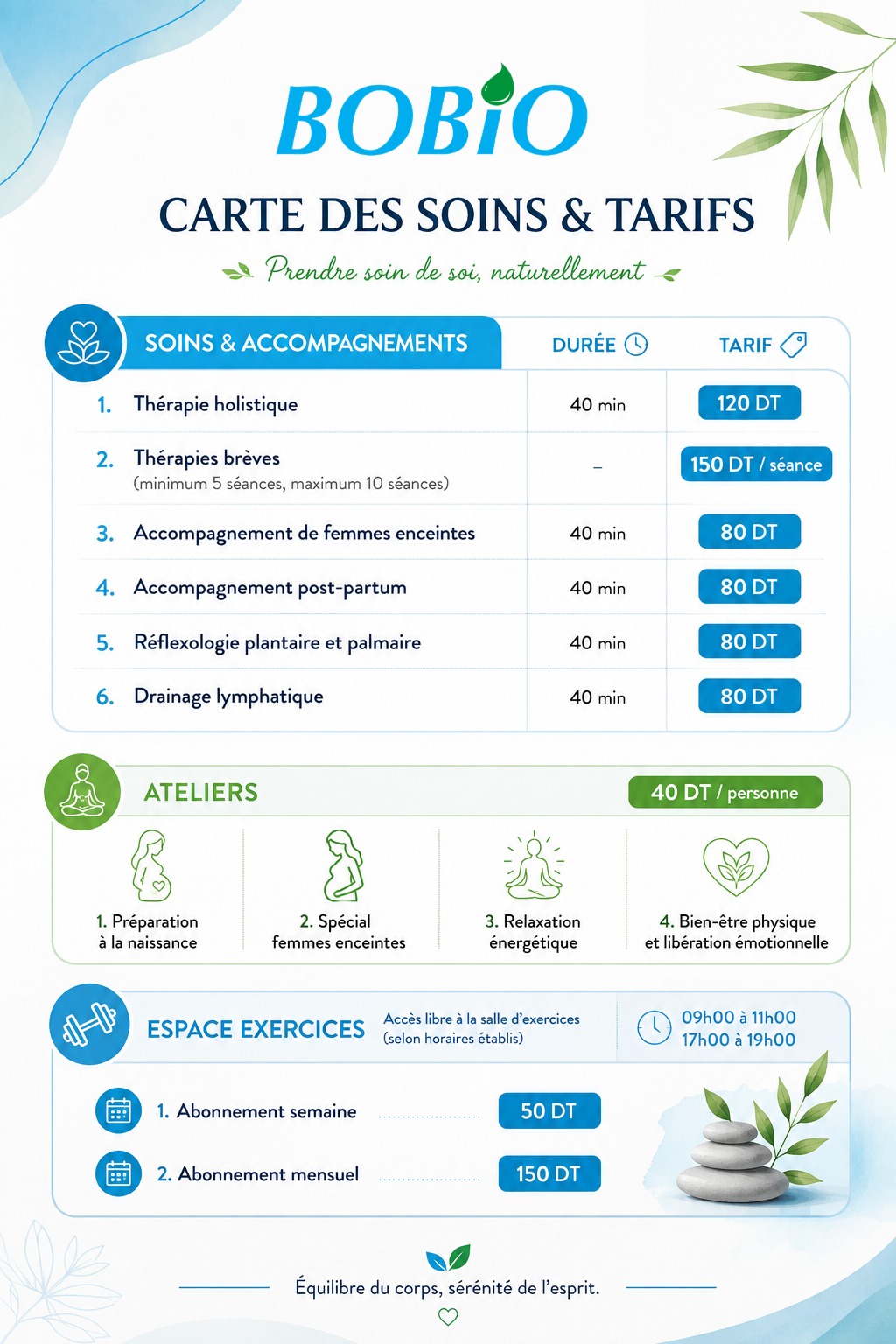 Carte de soins Therapy